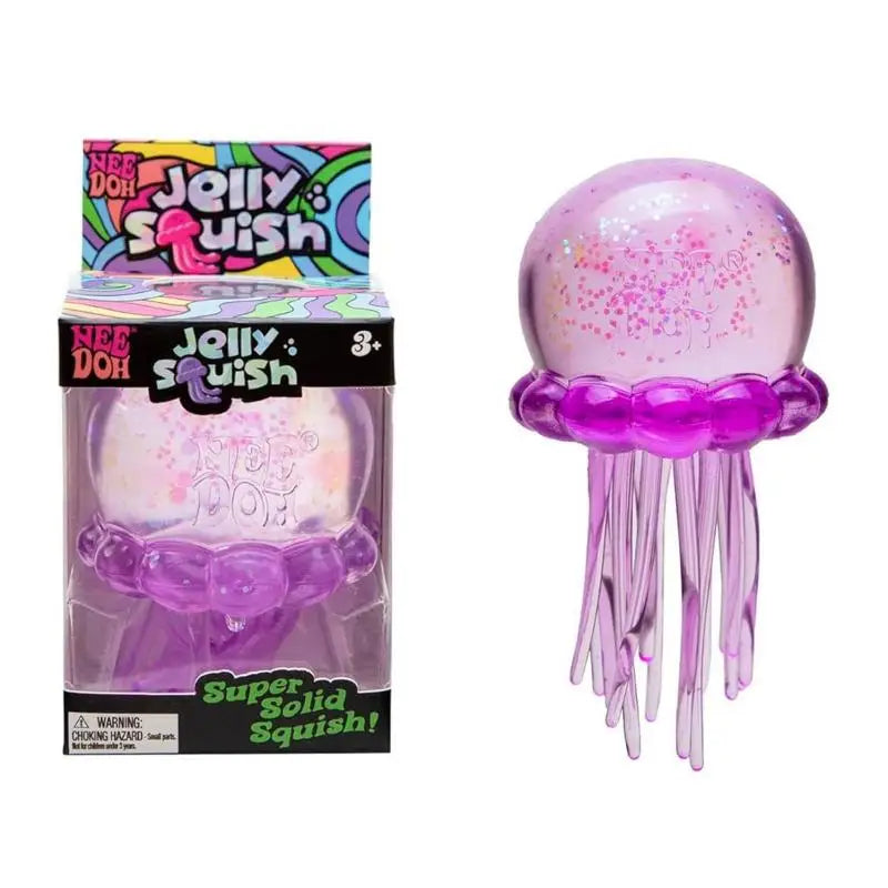 Squishy Medusa NeeDoh Fuzz Ball di Schylling, Scatola a Sorpresa Morbida Antistress, Giocattolo Sensoriale per Alleviare Ansia e Stress, Regalo Sensoriale - Vendita Calda