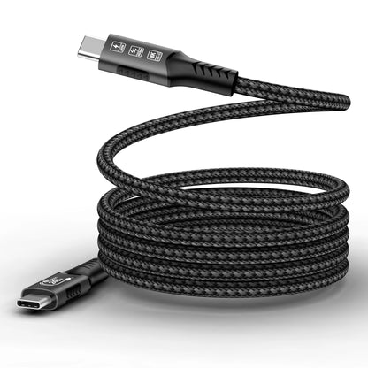 Cavo USB4 Thunderbolt 4 da USB-C a USB-C 40Gbps 240W Ricarica Rapida e Trasferimento Dati per Laptop
