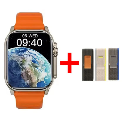 Nuovo Smartwatch 2026 Watch 10 Ultra 49mm con NFC, GPS, Chiamate Bluetooth, Musica BT, Giochi e Ricarica Wireless per Uomo e Donna