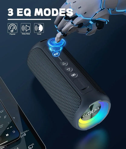 Altoparlante Ortizan Portatile 40 W Bassi Potenziati Impermeabile IPX7 30 Ore Bluetooth 5.3