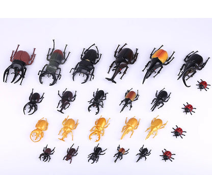 Modello Insetti Realistici Scarabeo Giocattolo Educativo Per Halloween Spavento Gag Novità