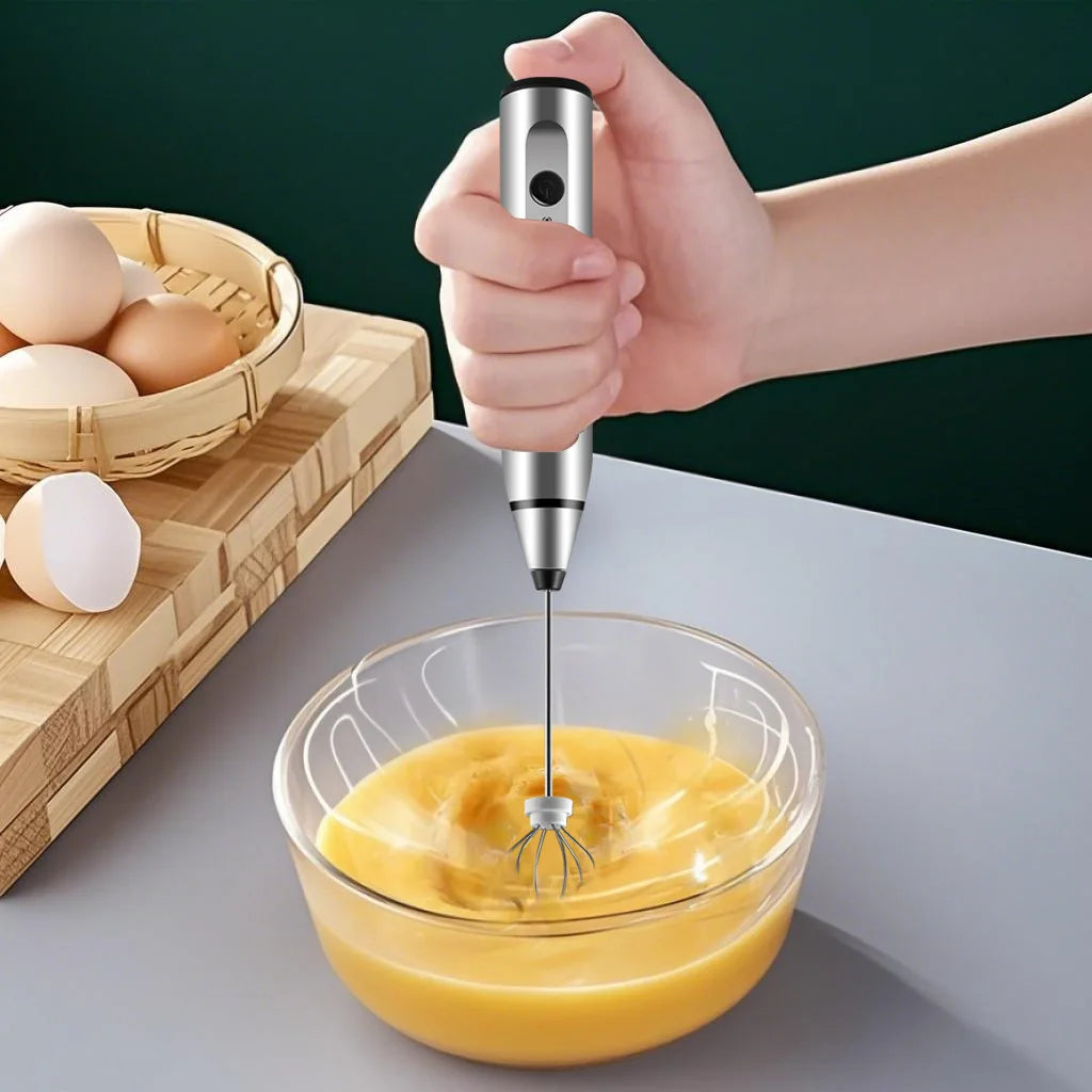 Frullatore Elettrico Multifunzionale Da Cucina Con Accessori Frusta E Tritatutto 3 Velocità Funzione Turbo