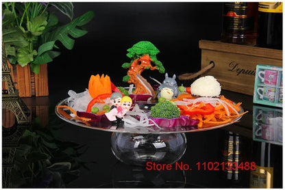 Piatto Trasparente Da 18 Cm Per Sushi Dessert Catering Frutta Insalata Degustazione Qualità Alta