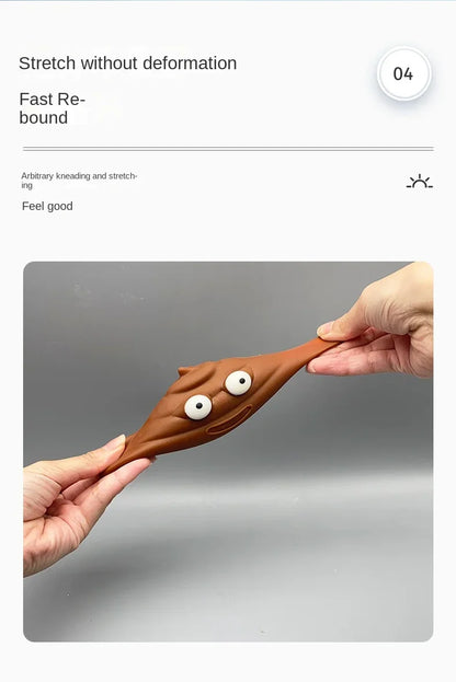 1-10PCS Giocattoli per ridurre lo stress Palline sparse Gadget per ridurre lo stress Palla appiccicosa Cacca Giocattoli peculici Giocattoli per ridurre lo stress