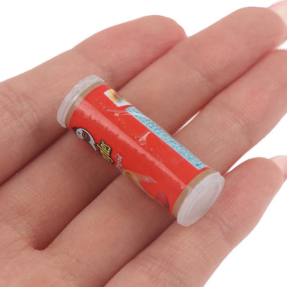 Set Tre Pezzi Patatine In Bottiglia Miniatura Scala Uno Dodici Per Casa Delle Bambole Cibo Giocattolo