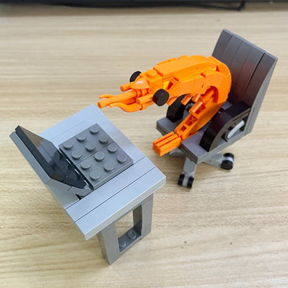 Kit Di Costruzione MOC Modellini Gamberetti Puzzle Da Assemblare Per Ragazzi Ragazze Creativo