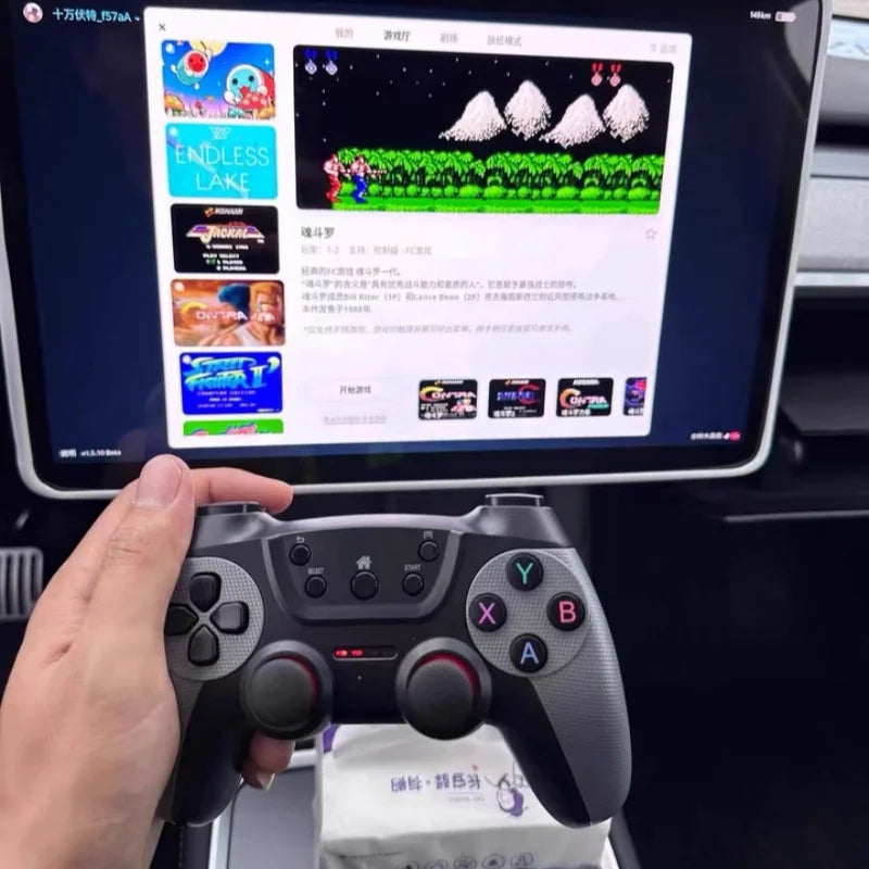 2025 NUOVO Controller di gioco USB wireless per Tesla Model Y/3/X/S Doppio lettore TV online PC PS3 Accessorio da gioco compatibile con vapore
