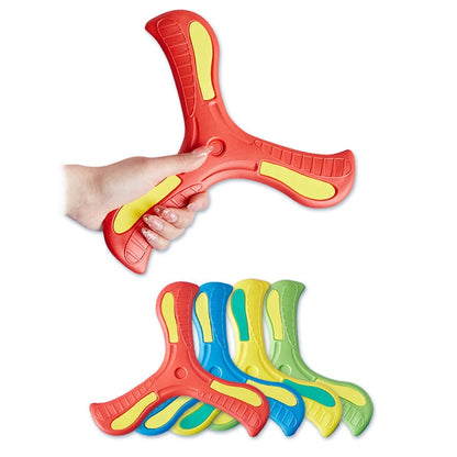 Boomerang Morbido Tre Foglie Disco Volante Esterno Interattivo Per Bambini Adulti