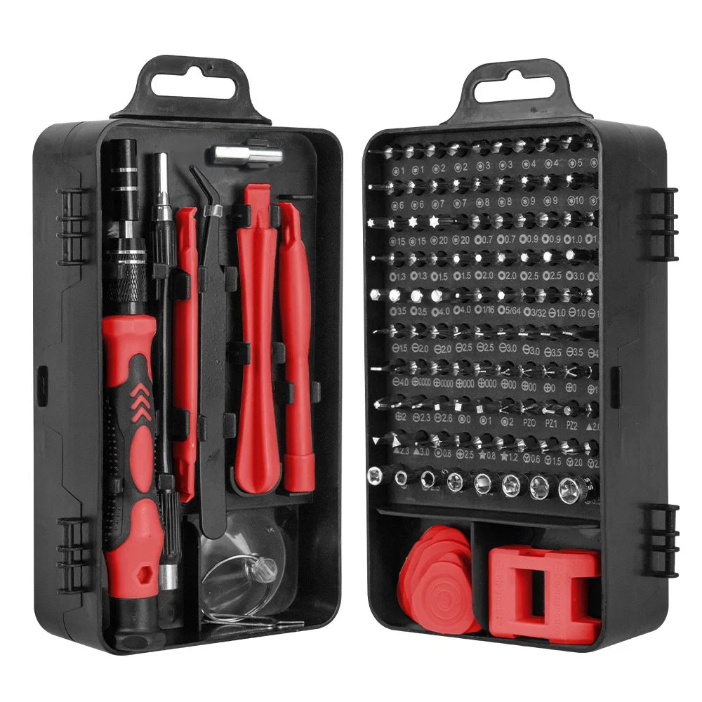 Set Cacciaviti Di Precisione 115 In 1 Magnetici Per Riparazioni Laptop MacBook Smartphone
