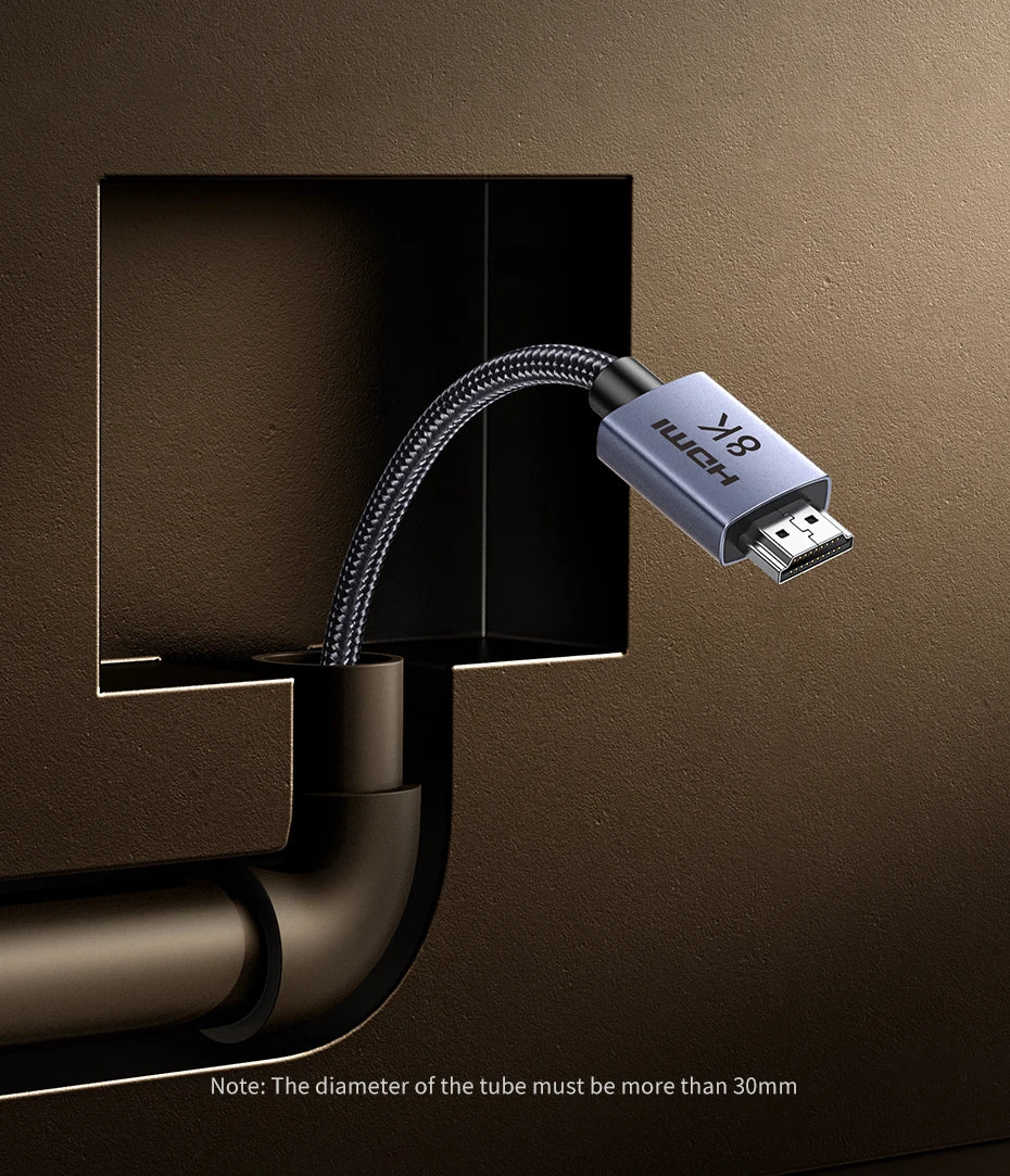 Cavo HDMI UGREEN 8K/60Hz per PS5 Xiaomi TV Box cavo 8K @ 60Hz certificato ad altissima velocità 48Gbps Dolby Vision HDCP2.3