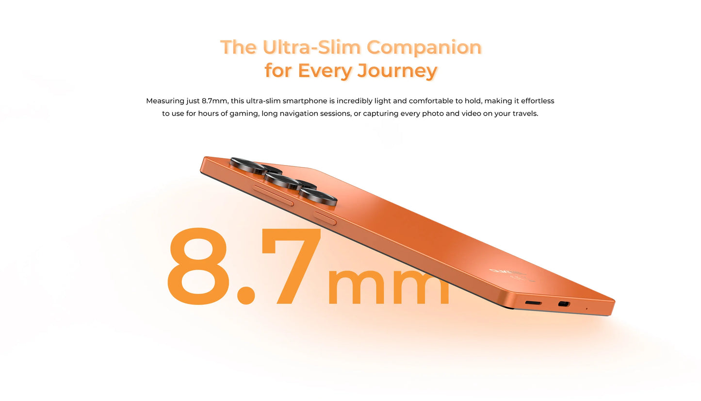 Smartphone OUKITEL C66 Android 16, Telefono 6.73” HD+ 24GB(8+16)+256GB, 5150mAh Dual 4G NFC, 120Hz, Fotocamera Principale 64MP