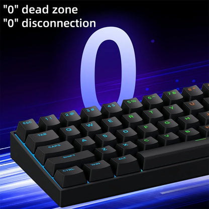 Mchose Ace 68 Tastiera Meccanica Con Interruttore Hall Magnetico Trigger Rapido Programmabile RGB 8K Hz