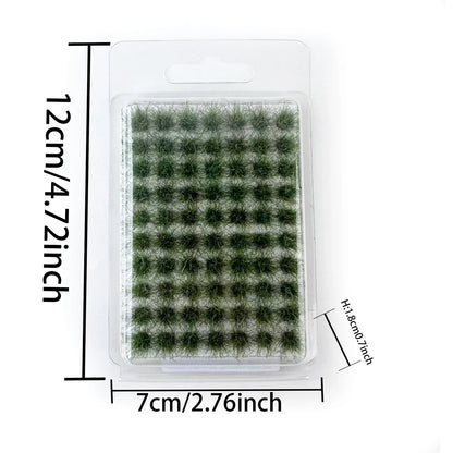 Erba Statica Miniatura Per Diorami E Scenari Wargaming 70 Pezzi In 5 Colori Altezza 8 Mm