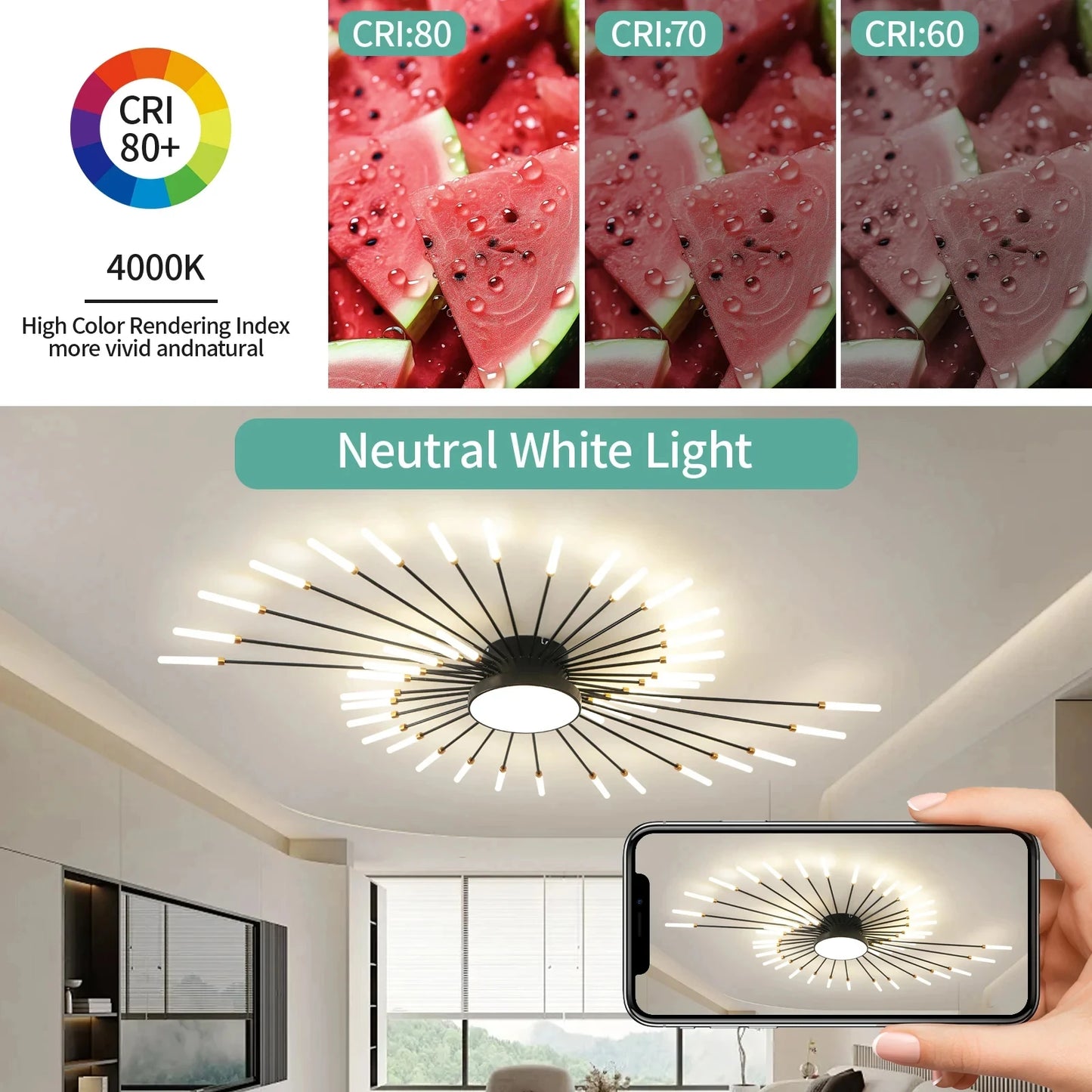 Lampada Da Soffitto Led A Forma Di Fiore Per Soggiorno E Camera Da Letto, Luce Moderna Sala Da Pranzo