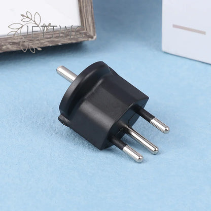 Adattatore Da Viaggio Spina Schuko A Tipo J Svizzera 10A 250V Compatibile Con Prese Europee Portatile