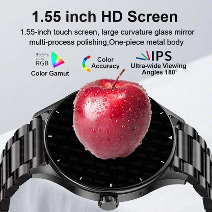 Orologio Intelligente Alla Moda Con Schermo Da 1,55 Pollici Hd Controllo Chiamate Bluetooth E Monitoraggio Attività