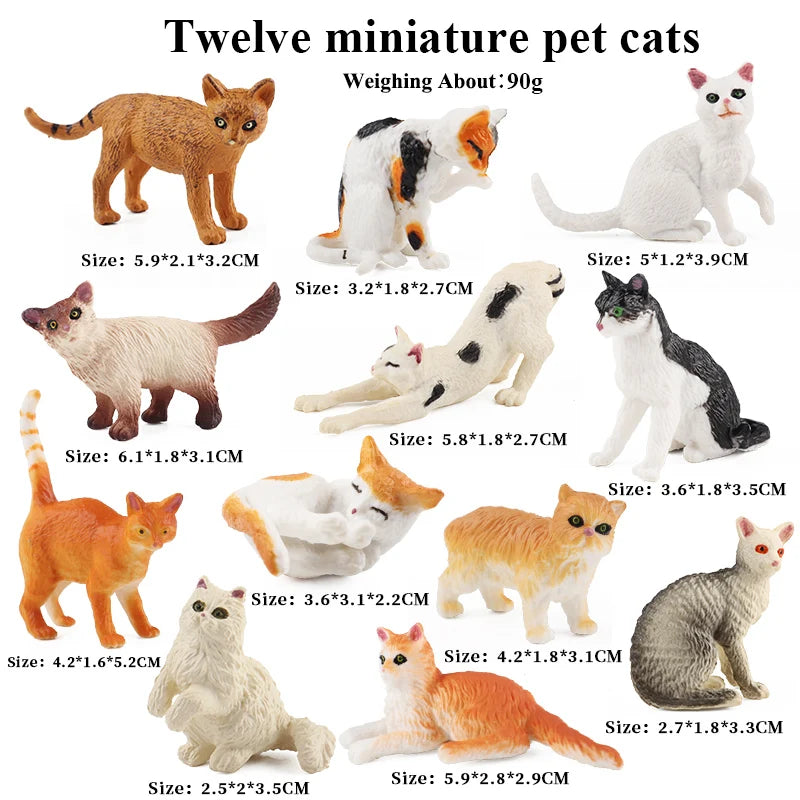 Oenux Farm House Modello Action Figures Agricoltore Moto Mucca Gallina Maiale Animali Set Figurine in miniatura PVC Simpatico giocattolo educativo per bambini