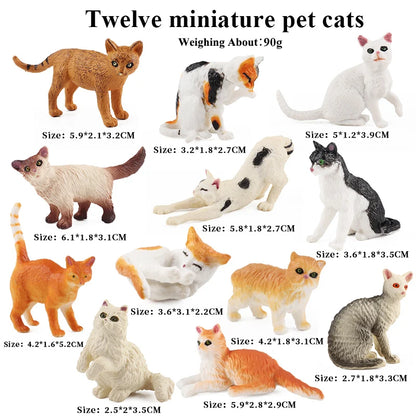 Oenux Farm House Modello Action Figures Agricoltore Moto Mucca Gallina Maiale Animali Set Figurine in miniatura PVC Simpatico giocattolo educativo per bambini