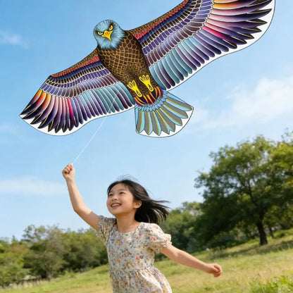 Aquilone Gigante A Forma Di Aquila Con Corda Da 30 Metri E Dimensione 1,1 Metri Gioco All Aperto Per Famiglie