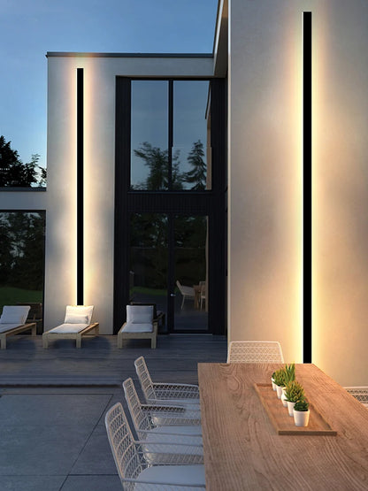 Lampada da Parete per Esterni Impermeabile con Striscia Led Ip65 Illuminazione per Giardino Scale e Soggiorno