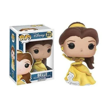 Nuova principessa Ariel FUNKO POP # 220 Belle # 221 Cenerentola # 222 Rapunzel # 223 Tiana # 224 Merida # 324 Action Figure per regalo per bambini