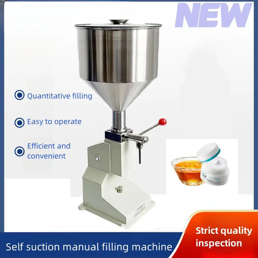 Riempitrice Manuale Per Bottiglie Liquide Modello A03 Con Ugelli Da 4 Mm E 8 Mm Velocità 5-30 Bottiglie Al Minuto