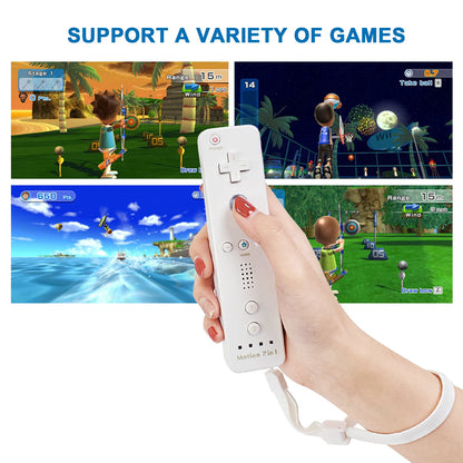 Set controller 2 in 1 per Nintendo Wii Joystick Motion Plus opzionale Gamepad remoto wireless con custodia in silicone Videogioco