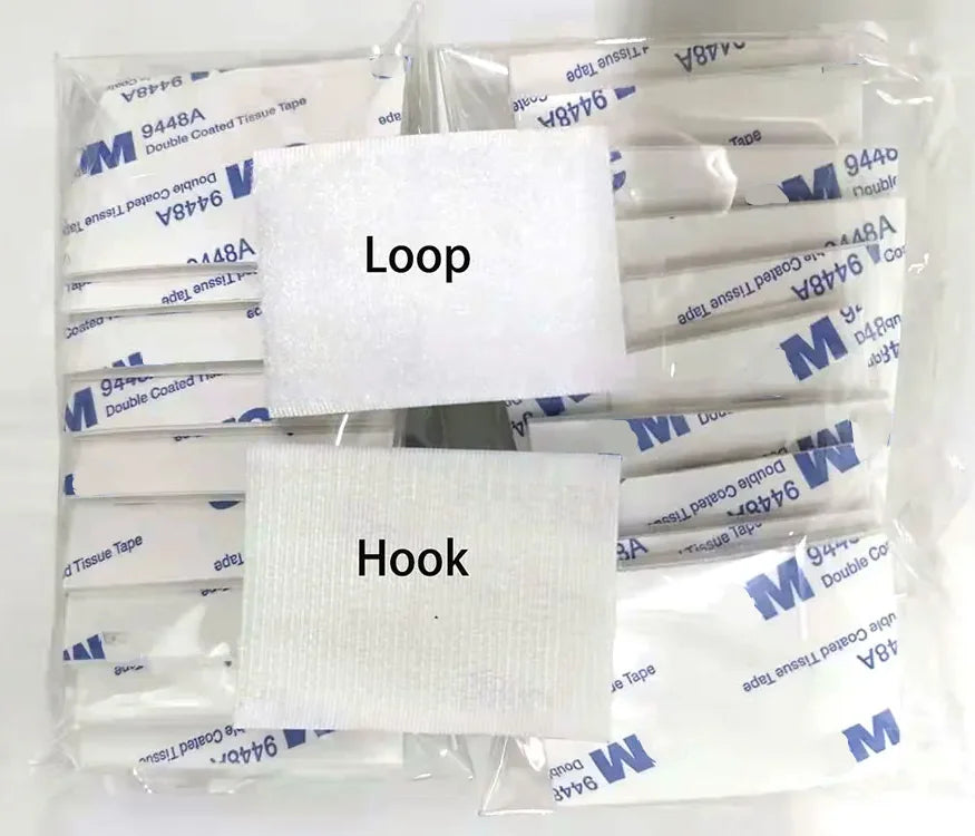 Nastro Velcro Autoadesivo Forte In Nylon Con Colla 10 Pezzi Per Fai Da Te E Artigianato