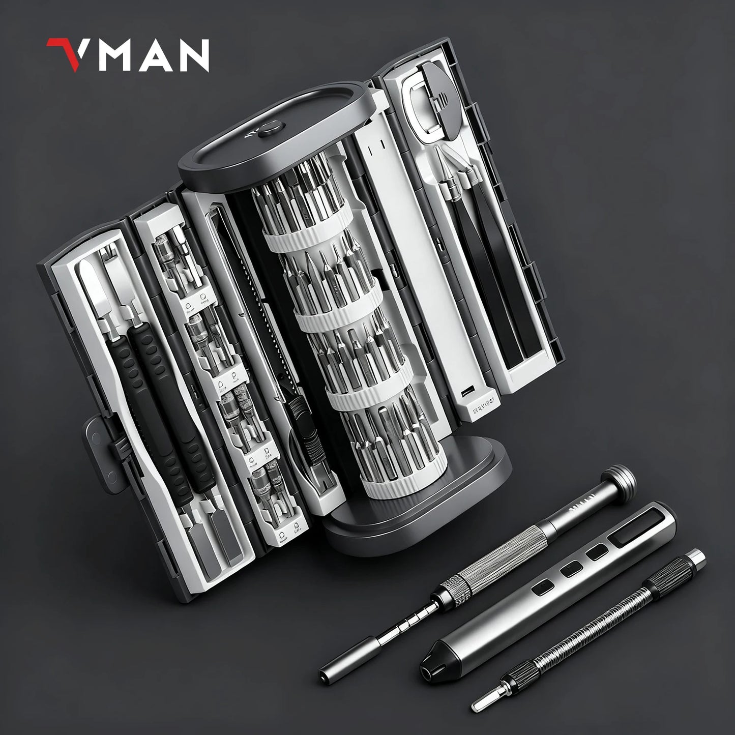 72in1 Mini Set di cacciaviti di precisione Punte magnetiche Kit di strumenti di riparazione manuale per iPhone PC Orologio Riparazione computer Apribottiglie regalo