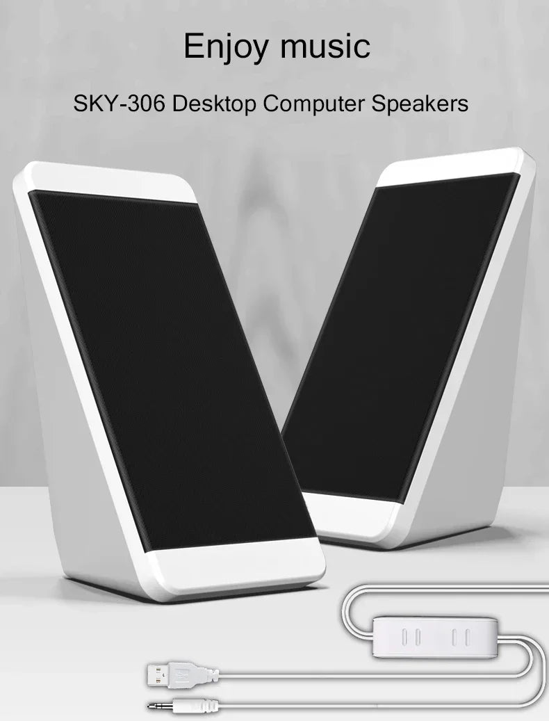 Altoparlante del computer PC Cassa di risonanza Musica per laptop Caixa De Som Sistema audio stereo USB portatile Bocina Deflettore Acustica Baffe Forte