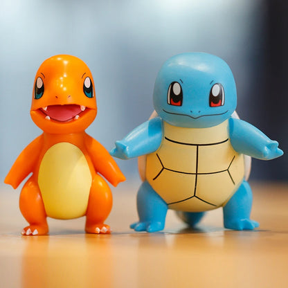 Hot Pokemon Anime Figure Pikachu Giocattoli Modello Charmander Psyduck Squirtle Jigglypuff Bulbasaur Kawaii Raccogliere Bambole Regalo Dei Bambini