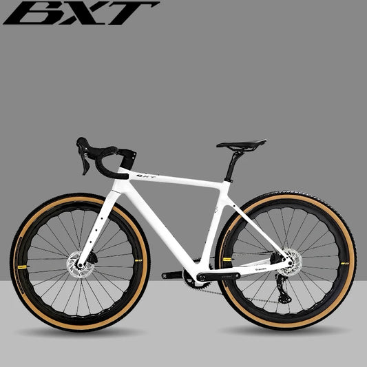 Bici Gravel In Fibra Di Carbonio 700C GRX 600 11 Velocità Con Ruote E Forcella In Carbonio