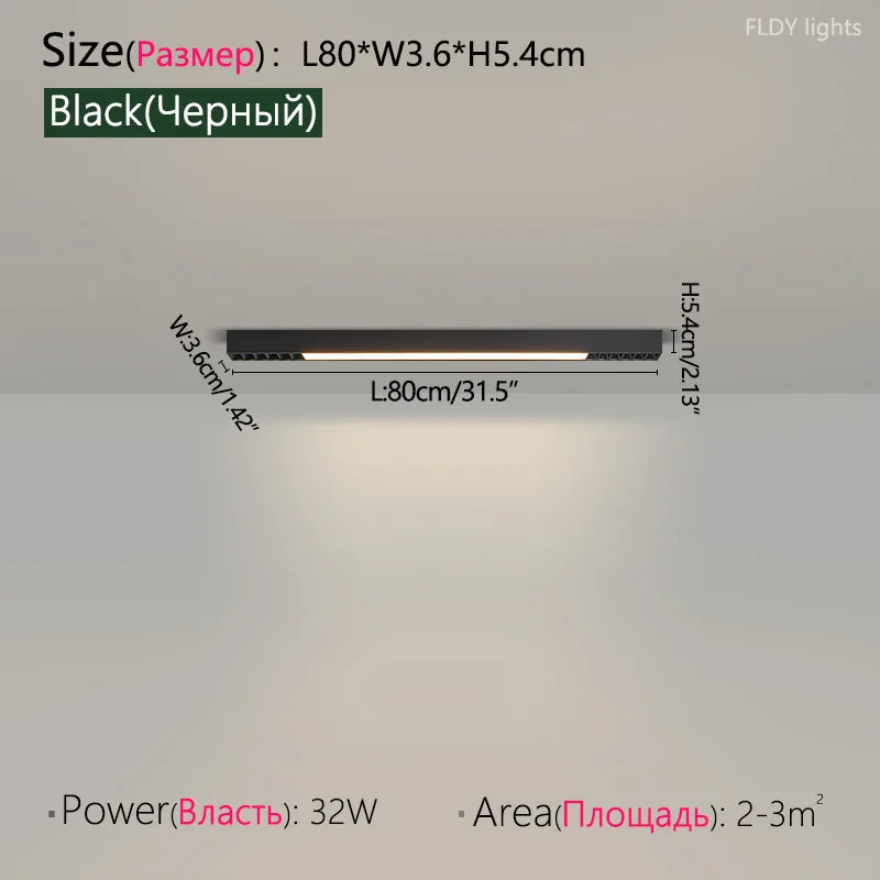 Lampada Da Soffitto A Led Moderna Nordic Nero Per Soggiorno Cucina Ingresso Ufficio