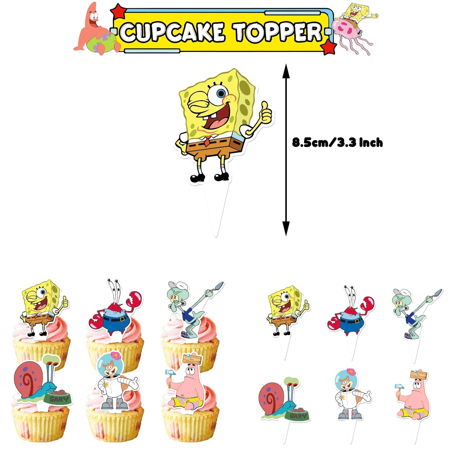 Tema Spongebob Decorazioni Festa Di Compleanno Set Usa E Getta Con Tovaglia Piatti Bicchieri Banner Bomboniere