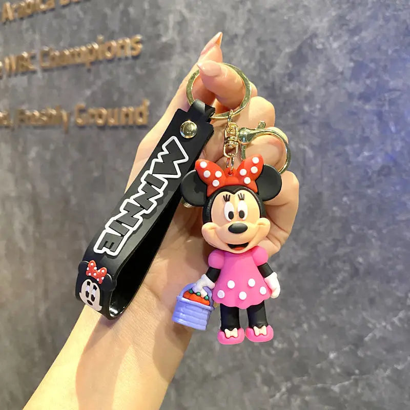 Portachiavi Anime di Halloween con Mickey, Portachiavi Cartoon Carino di Minnie, Ciondolo per Borsa Studenti, Portachiavi di Topolino, Regali di Natale