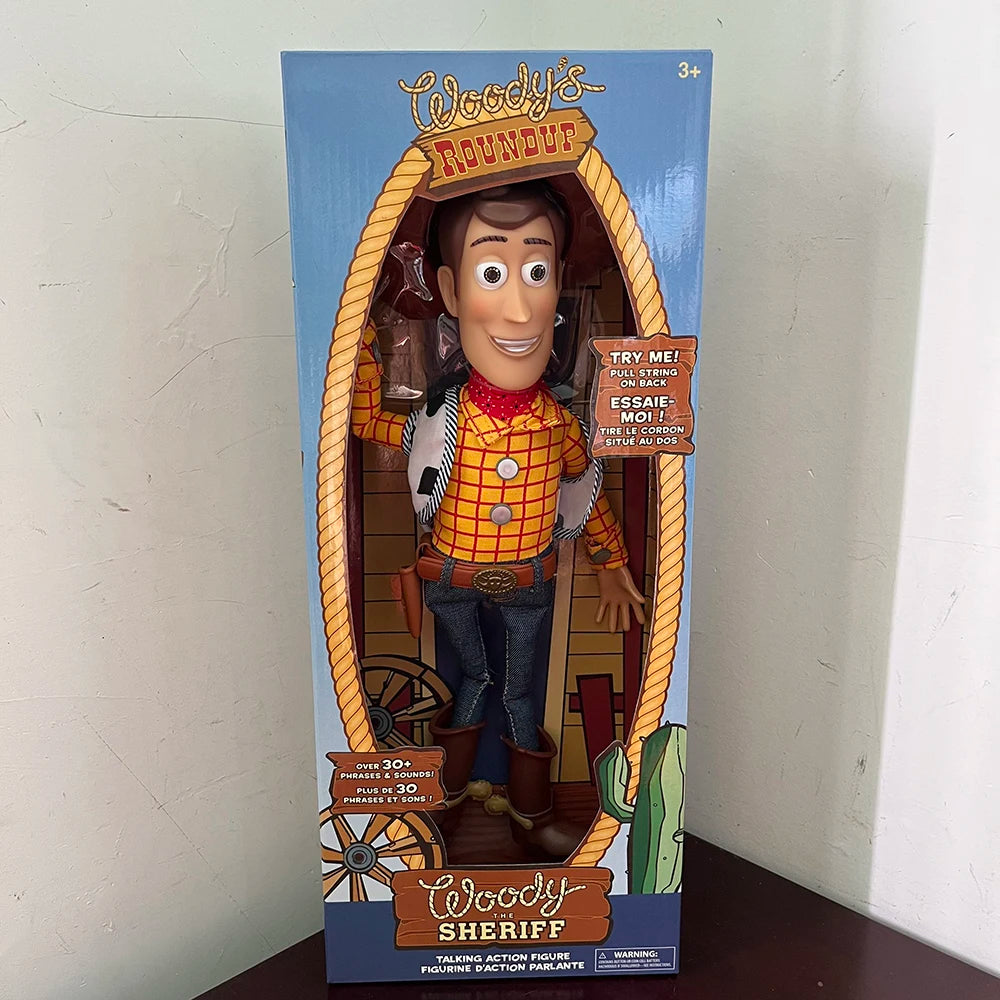 Toy Story 4 Talking Woody Jessie Action Figure Sing Soft Cute Anime Figure Decorazione Compleanno Modello Regalo Giocattoli