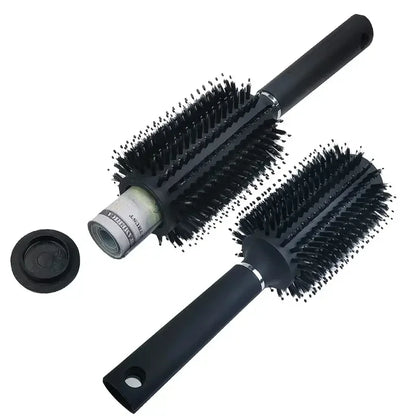 Spazzola Per Capelli Con Scomparto Nascosto, Design Sicuro E Funzionale Per Viaggi E Uso Quotidiano