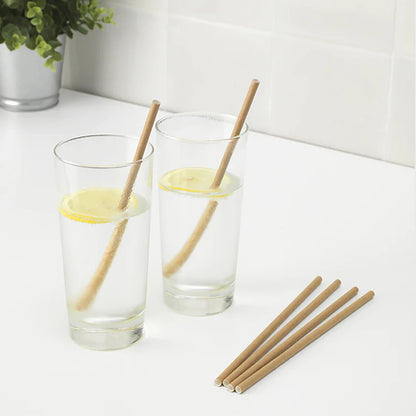 100 Cannucce di Carta Lunghe 7,75 Pollici Monouso per Frullati Cocktail Milkshake Caffetterie Ristoranti