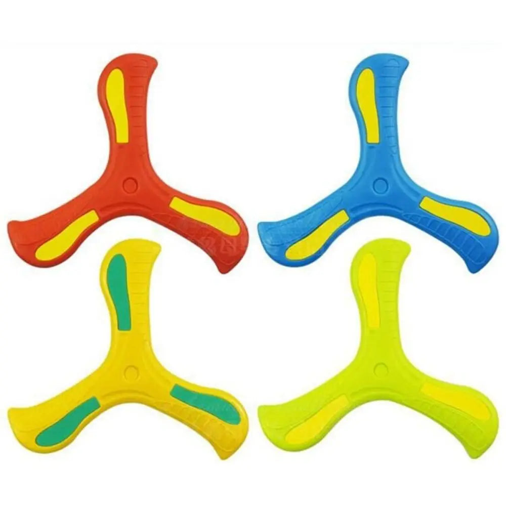 Boomerang Morbido Tre Foglie Disco Volante Esterno Interattivo Per Bambini Adulti