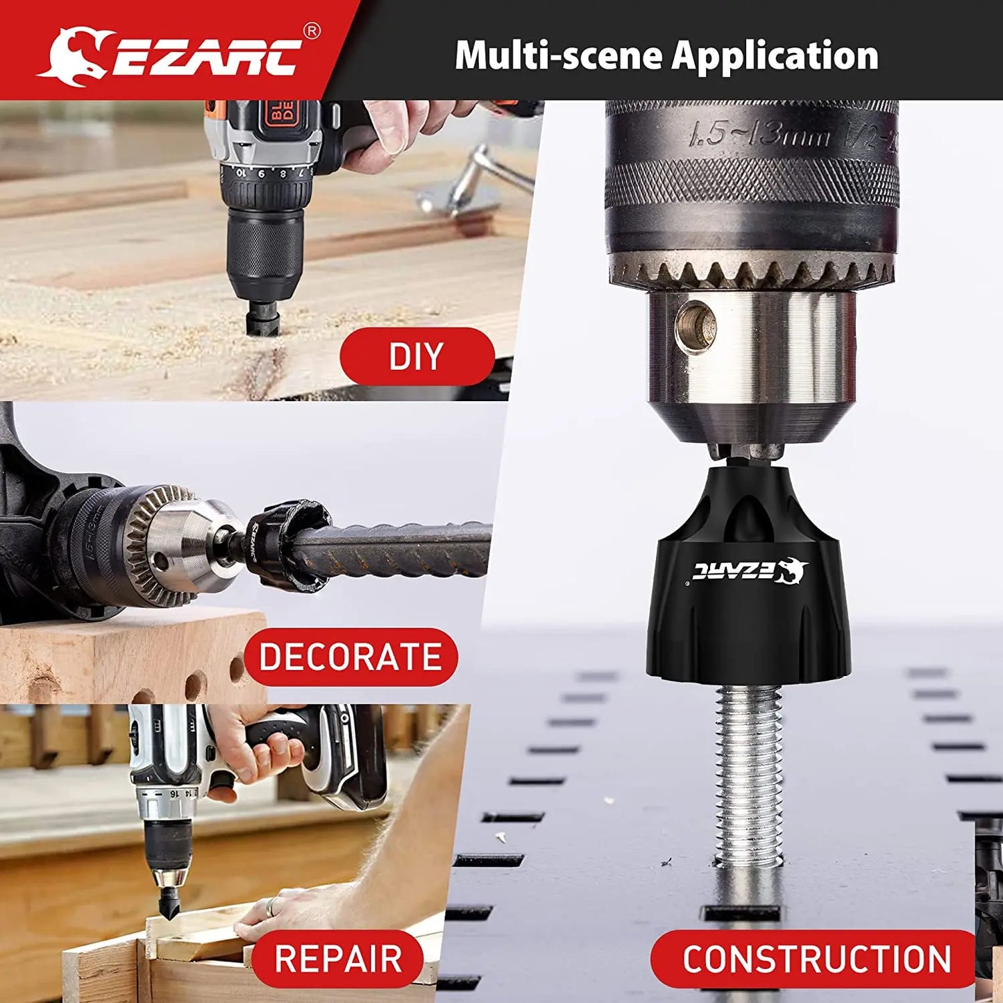 Set Punte Svasatore Interno E Smussatura Esterna, 2 Pezzi Per Sbavature Da 3 a 19 mm