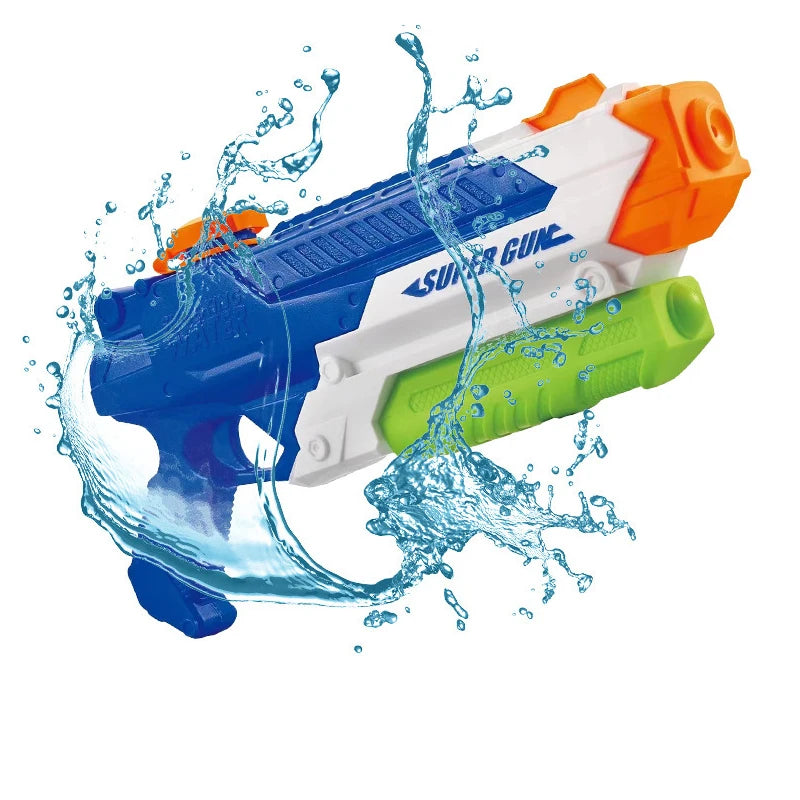 Pistola Ad Acqua 400cc Lungo Raggio Giocattolo Estivo Per Piscina Spiaggia Prato