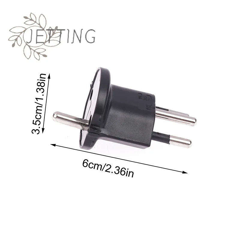 Adattatore Da Viaggio Spina Schuko A Tipo J Svizzera 10A 250V Compatibile Con Prese Europee Portatile