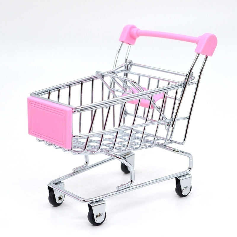 Carrello Della Spesa In Miniatura Per Scrivania Decorazione Casa Gioco Per Bambini