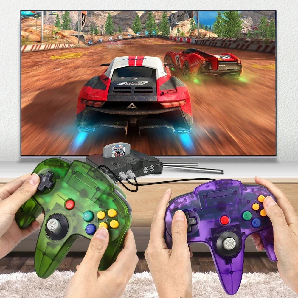 Gamepad cablato a 8 colori per console N64 Joypad Control per N64 Joystick classico Console di gioco retrò Accessori per gamepad