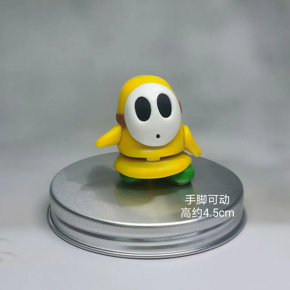 JAKKS Super Bros Personaggi d'azione Mario, Luigi, Peach - Simpatiche Bambole Anime Giocattolo per Bambini - Regalo