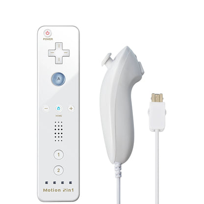 Set controller 2 in 1 per Nintendo Wii Joystick Motion Plus opzionale Gamepad remoto wireless con custodia in silicone Videogioco