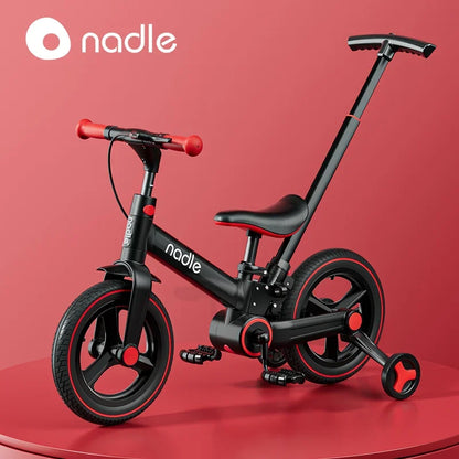 Bicicletta Per Bambini Pieghevole 2 In 1 Con Pedali Età Da 1 A 6 Anni Telaio In Alluminio