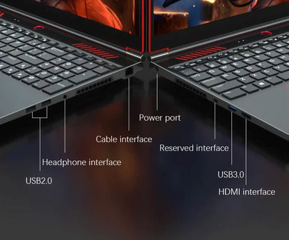 Laptop Da Gaming Ultra Sottile 16,1 Pollici RTX 4050 6G Intel Core I9/I5 Win11 Pro Dual DDR5 e Dual M.2