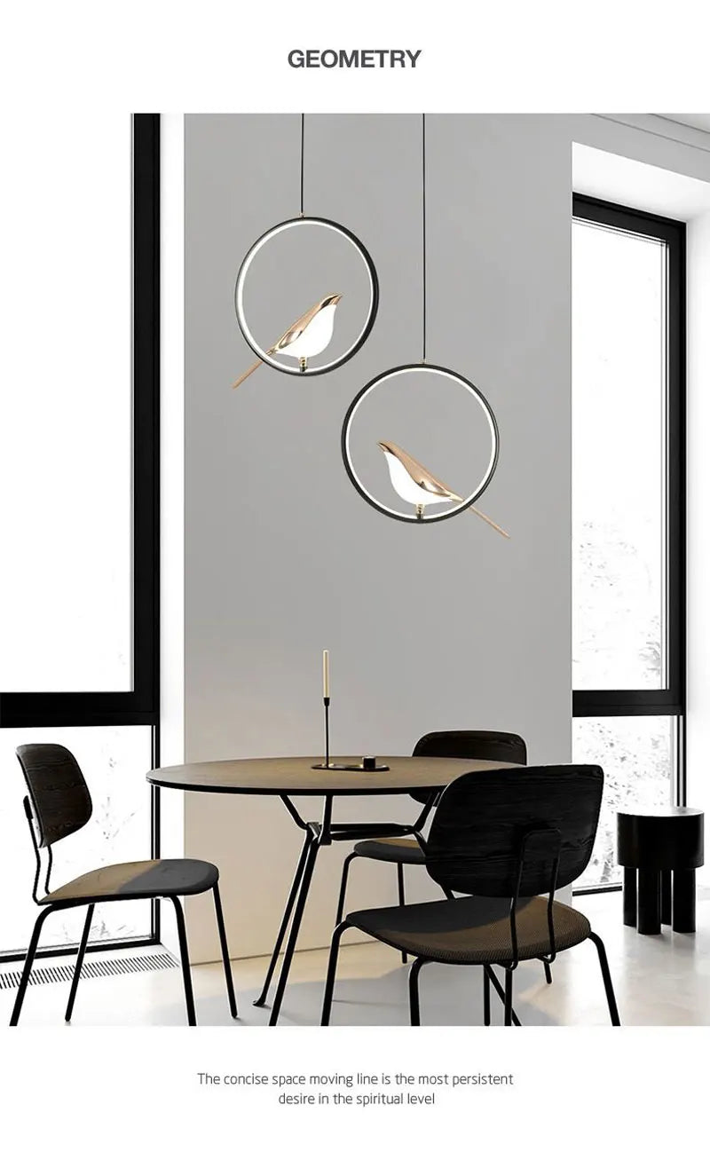 Lampada Sospensione Led Argento Dorato Interni Design Moderno Per Letto e Soggiorno Alimentazione AC 85 265 Volt