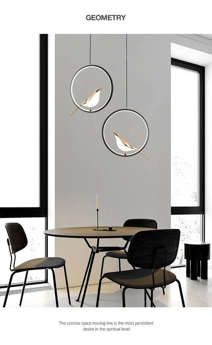 Lampada Sospensione Led Argento Dorato Interni Design Moderno Per Letto e Soggiorno Alimentazione AC 85 265 Volt